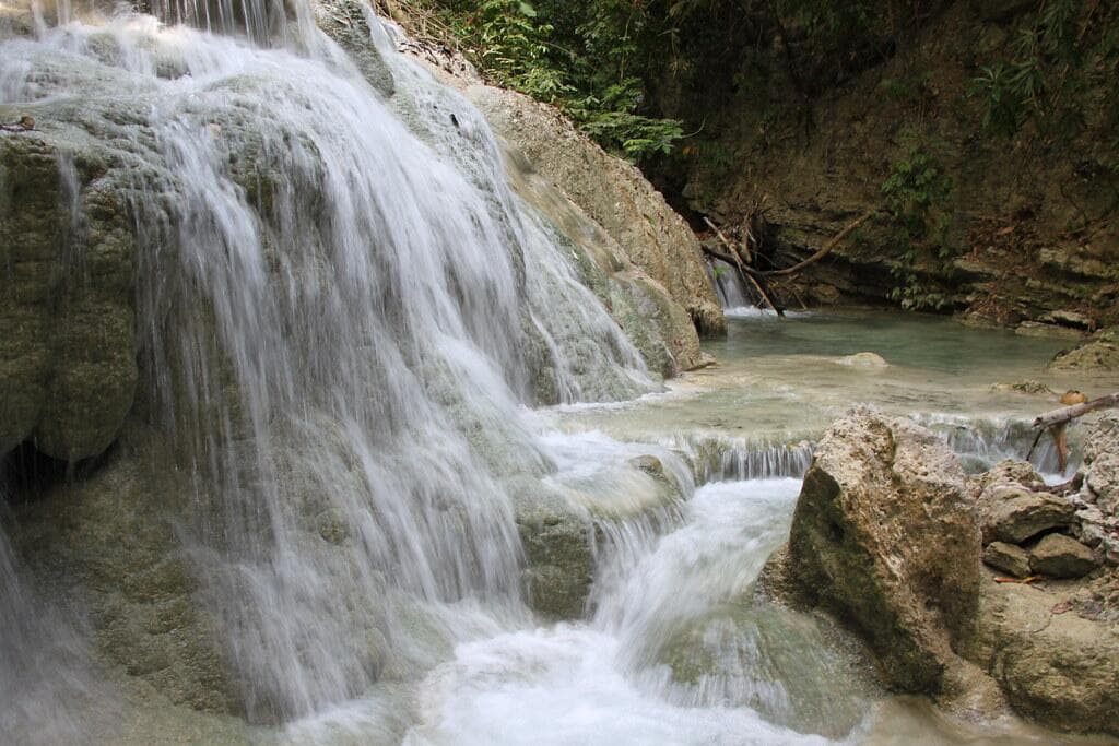 Aguinid Falls in Samboan, Cebu