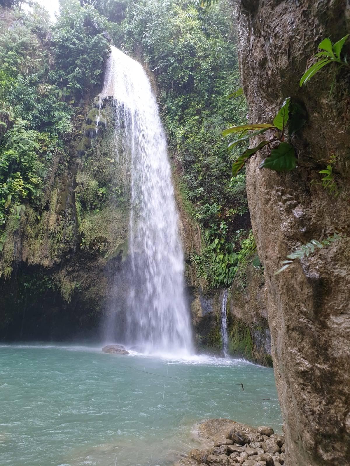 Inambakan Falls in Ginatilan, Cebu