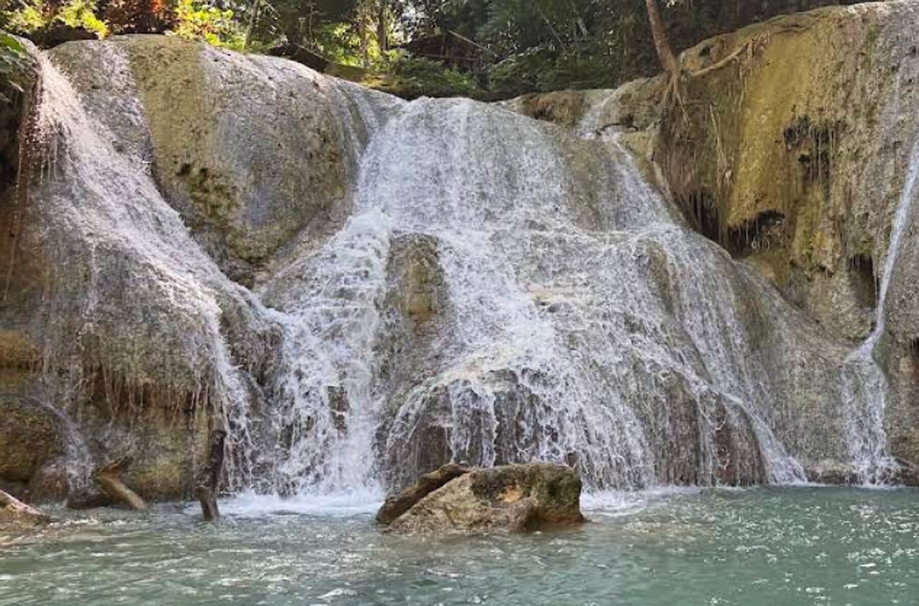 Kinahugan Falls in Jagna, Bohol