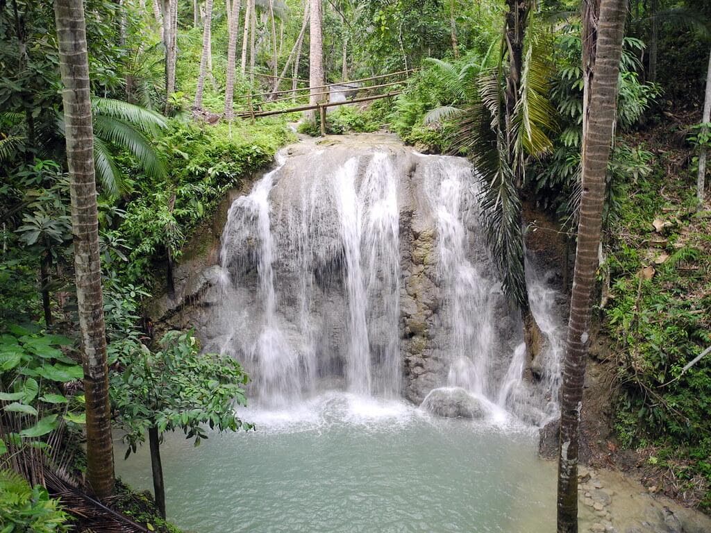 Lugnason Falls in San Juan, Siquijor