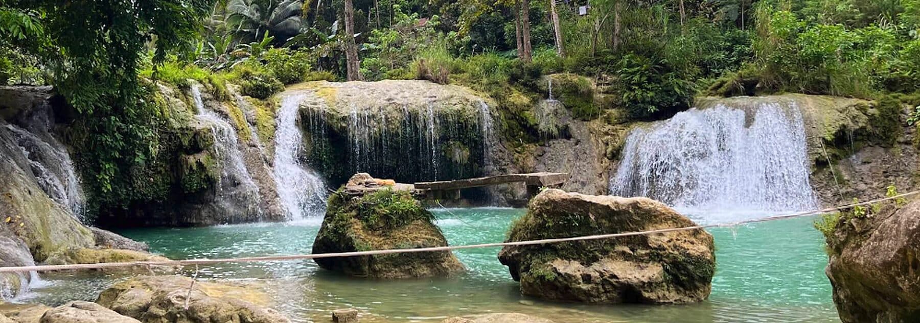 Pangas Falls in Bilar, Bohol